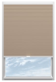 Obscura, Latte - Stick Fit Honeycomb Blind